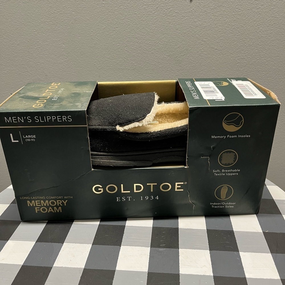 Men’s Gold Toe Slippers